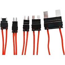 5packs Repair Car Fuse Holder Connector Extension Adaptor Acc Fuse